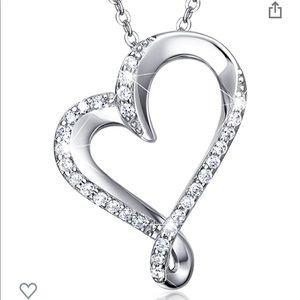Infinity heart necklace